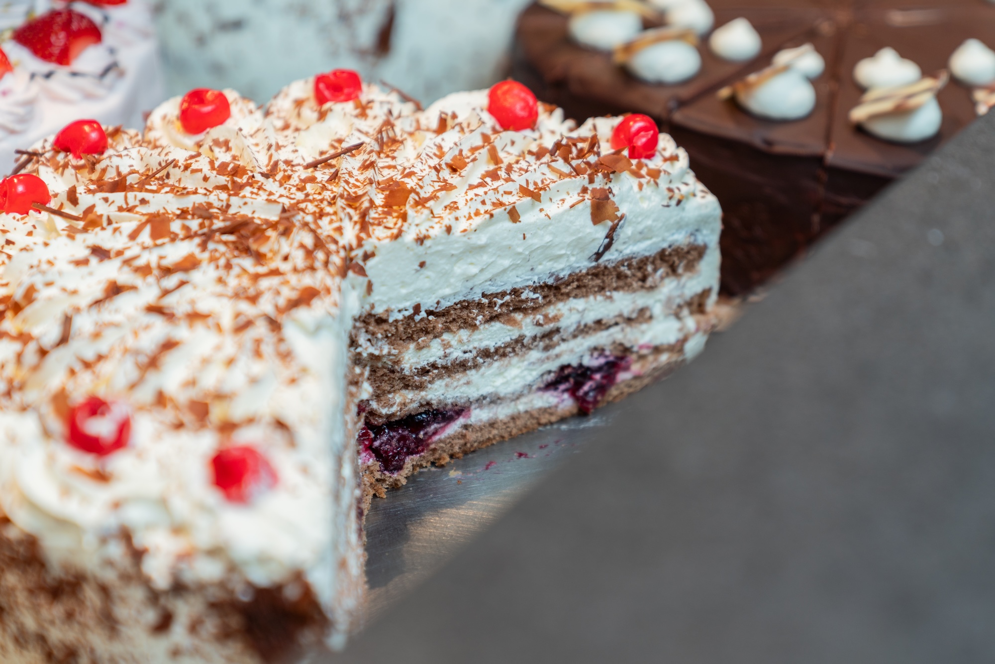 Schwarzwald Café Fechtig - Schwarzwälder Kirschtorte - Konditorei - Birkendorf
